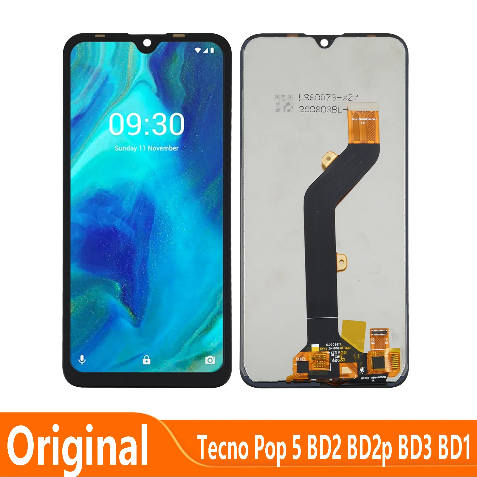 

For Tecno POP 5 pop5 BD2 BD2p BD3 BD1 BD2d Display LCD Touch Screen Assembly Glass Panel Digitizer