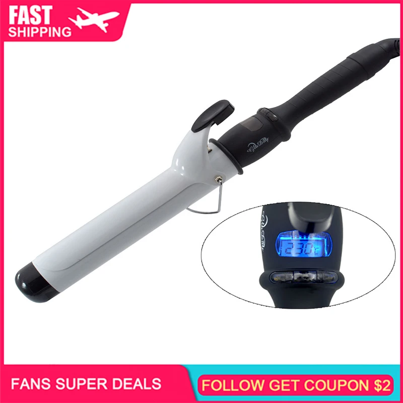 

Wand Curling Iron Professional Bubble Curling Wand for Short & Long Hair, Ceramic Bubble Wand Hair Curler Spiral Curling Iron