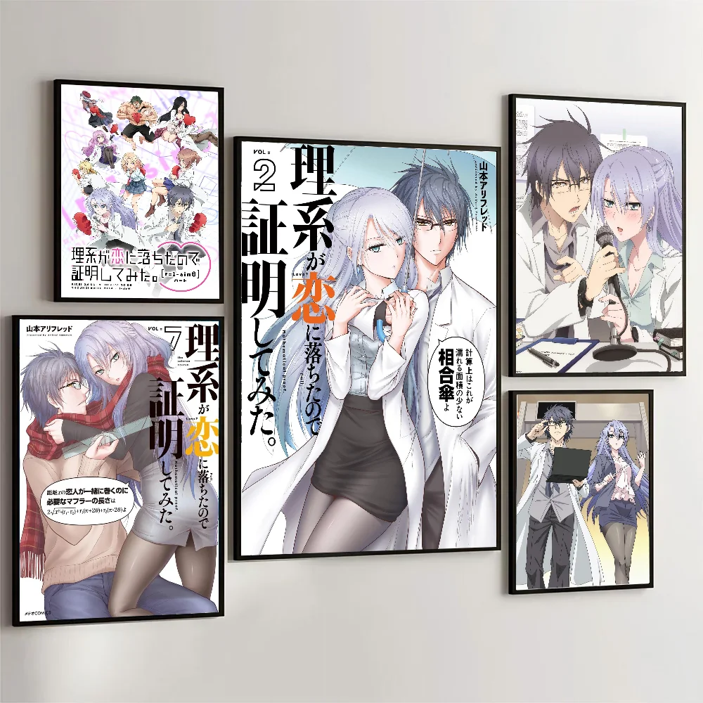 Science Fellow In Love So I Tried To Prove It Animation Poster Wall Art Home Decor Room Digital Painting Living Rest