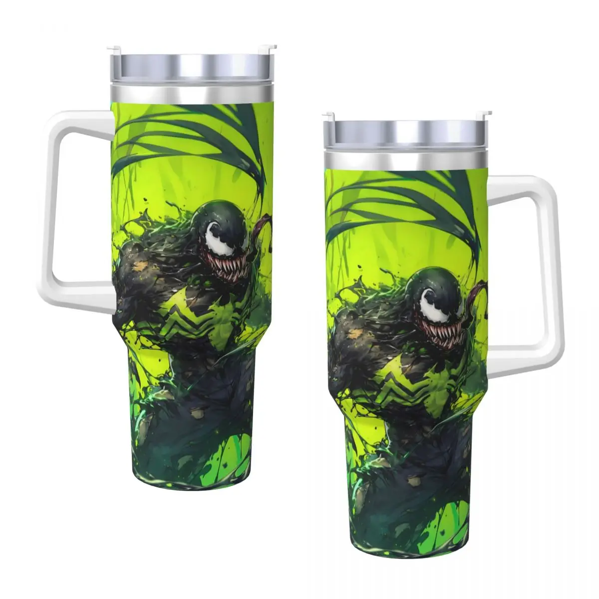 Стакан Venoms из нержавеющей стали Marvel термокружка для кемпинга с соломинкой и