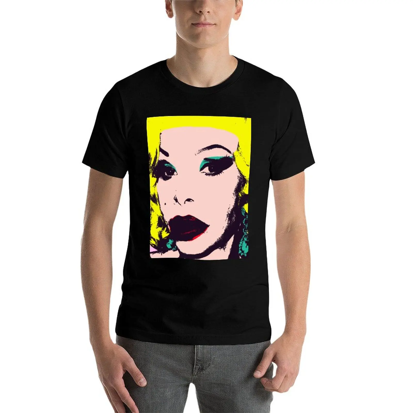 Фото Футболка Amanda Lepore, мужская футболка из 100% хлопка, дизайнерская мужская футболка, роскошная футболка №3