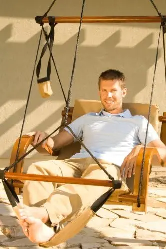 

Hanging Hammock Lounger Chair In Burgundy Collapsible stool Outdoor camping Telescopic stool Bag chair Stadium seats Padded fold