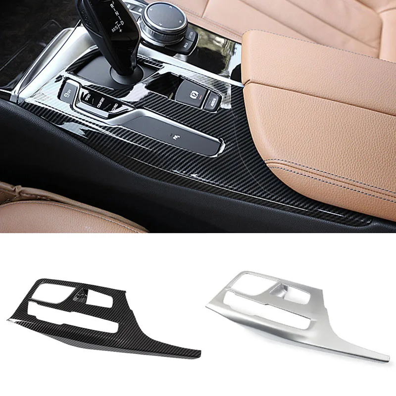 

Chrome ABS Center Gear Shift Panel Decorate Cover Shift Lever Panel Trim Cover For BMW 5 Series 6GT G32 G30 17-20