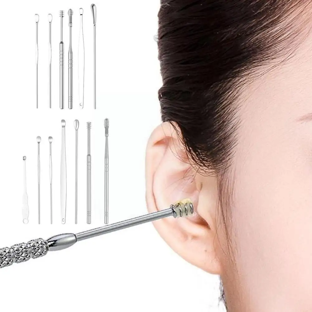 

Ear Pick Tool Ear Cleaner Wax Removal Tool Earpick Spoon Healthcare Curette Cleaning Ear Remover Sticks Earwax Earpick Clea N3n6