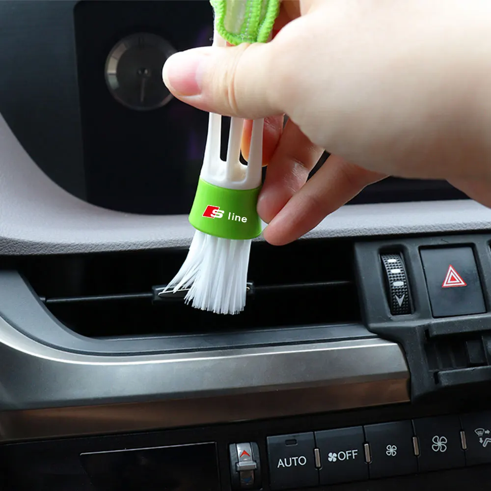 Автомобильная Двухсторонняя щетка для чистки и удаления пыли Audi A4 B8 8P A3 A5 A6 C7 A1 A7 A8
