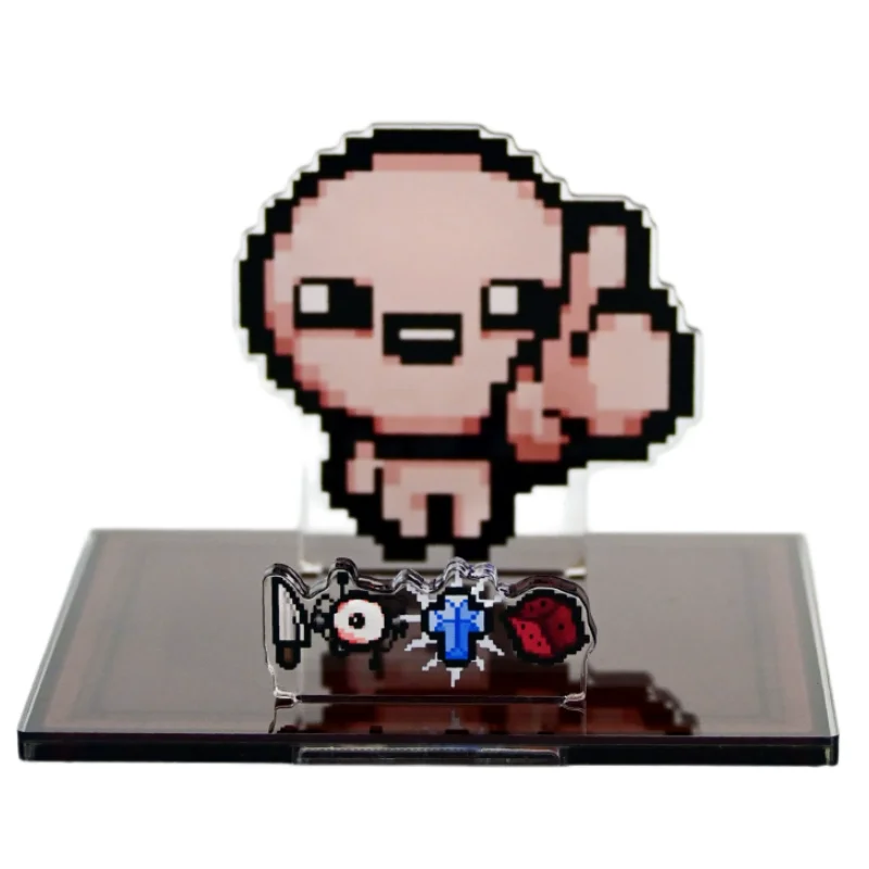 Фото Акриловый держатель для телефона The Binding of Isaac, подставка для телефона Dingle Tainted Keeper и подставка для телефона Isaac, а также подставка для телефона Azazel для фанатов. №1