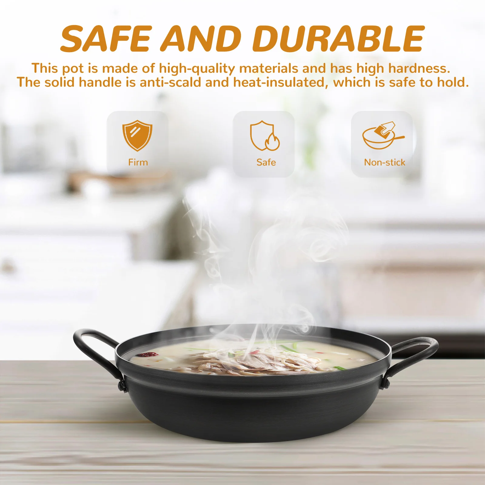 Горячий горшок бинауральная посуда для приготовления морепродуктов корейский