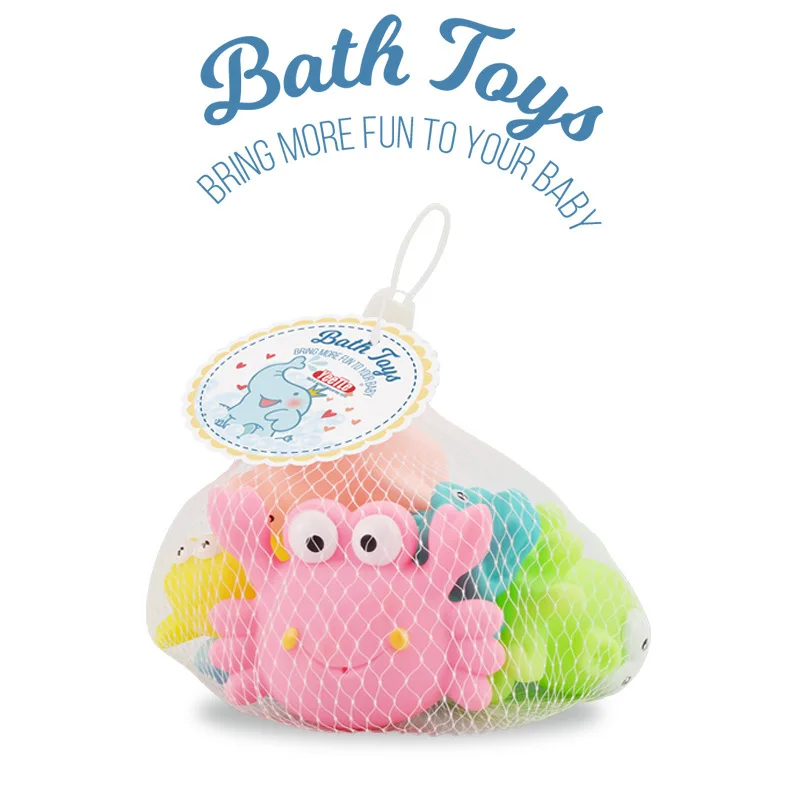 

Детская игрушка-пазл для воды, летняя детская игрушка для ванны, водная банка, укусывающая воду, мягкий клей со звуком