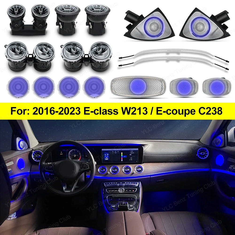 64-цветные светодиодные вентиляционные отверстия для Mercedes Benz W213 E-Class Coupe AMG E43 E53 E250