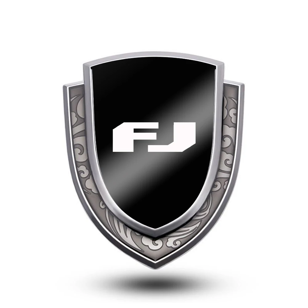 

Для TOYOTA FJ cruiser, автомобильный Стайлинг, автомобильная металлическая 3d наклейка, автомобильный логотип, пользовательский щит, Стайлинг, декоративные наклейки