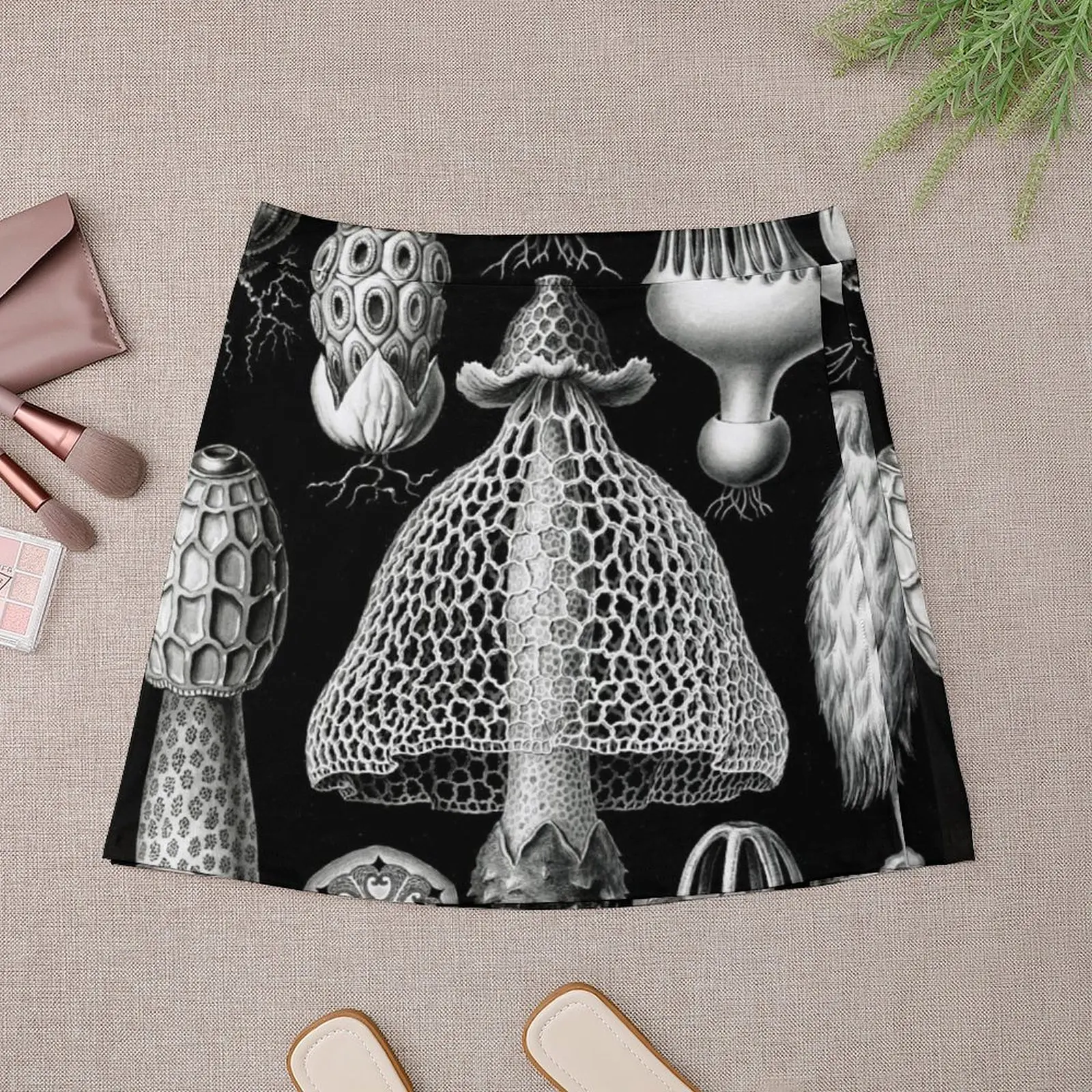 Basimycetes–Schwammpilze — иллюстрация грибы Stinkhorn (1904) от Ernst Haeckel мини-юбка новые платья