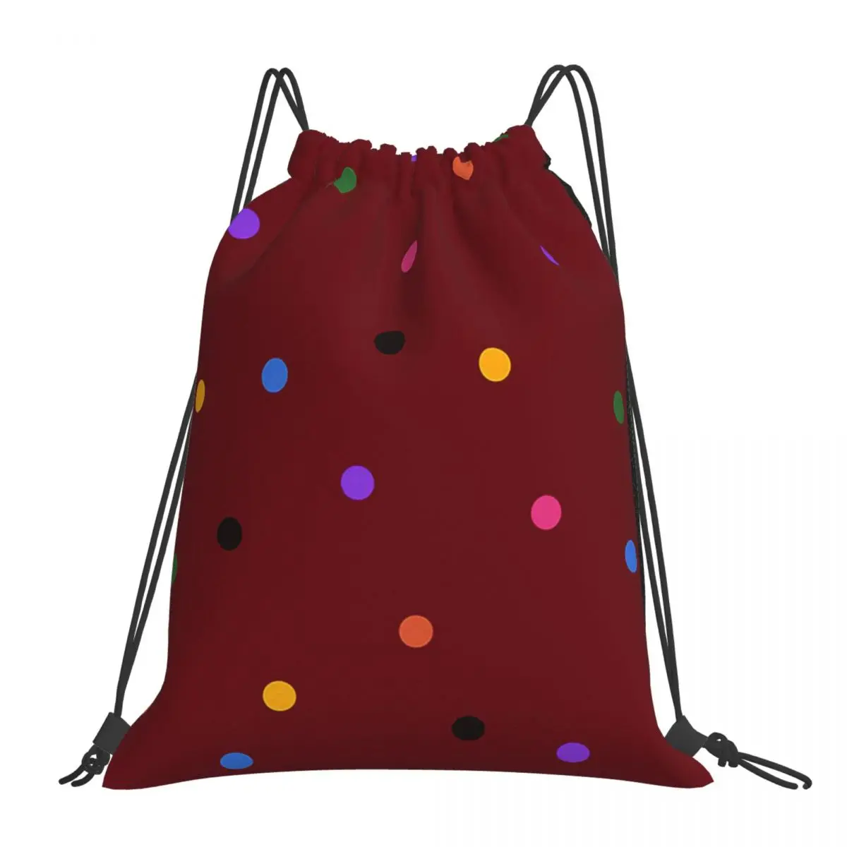 

Owl Bee Dotty Backpacks Fashion Portable Drawstring Bags Drawstring Bundle Pocket Sports Bag Book Bags For Man Woman School