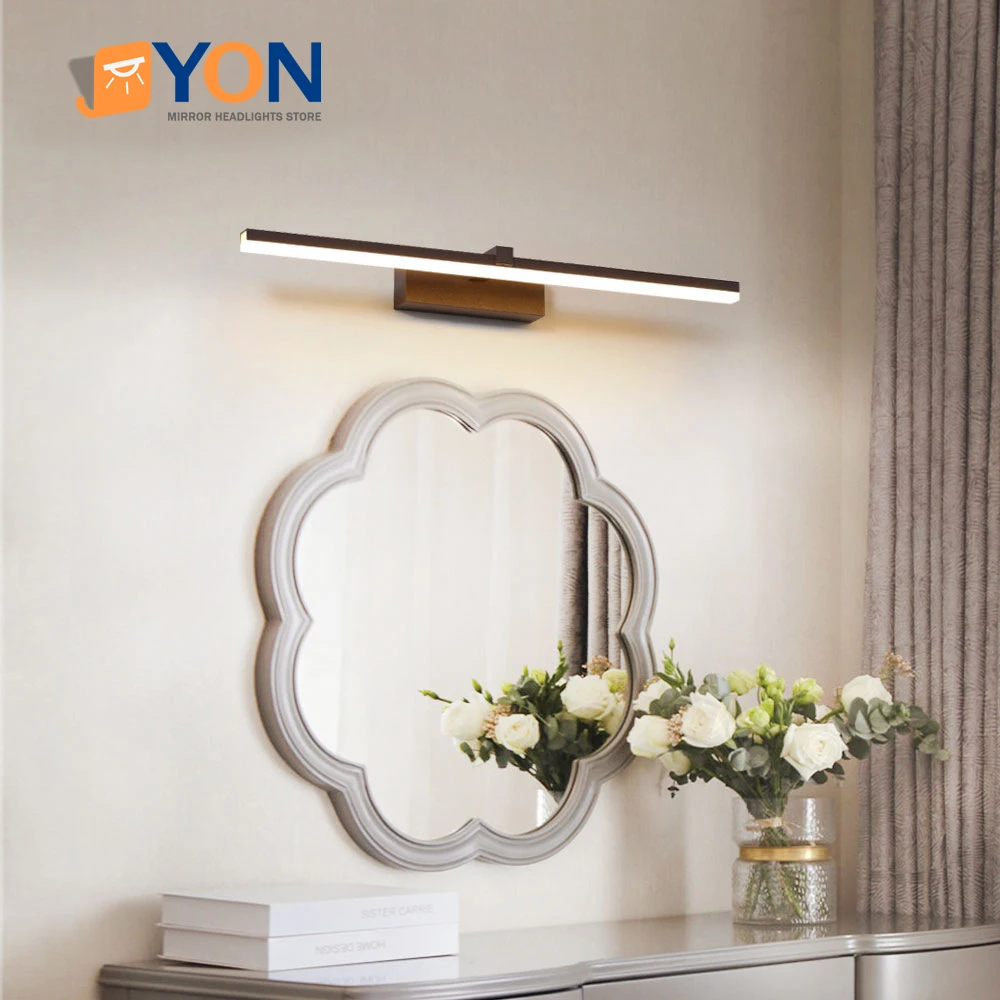 

Led Mirror Headlight Bathroom Mirror Light Modern Fashion Anti-fog Toilet Mirror Wall Light Room Decoration Led Wall Light