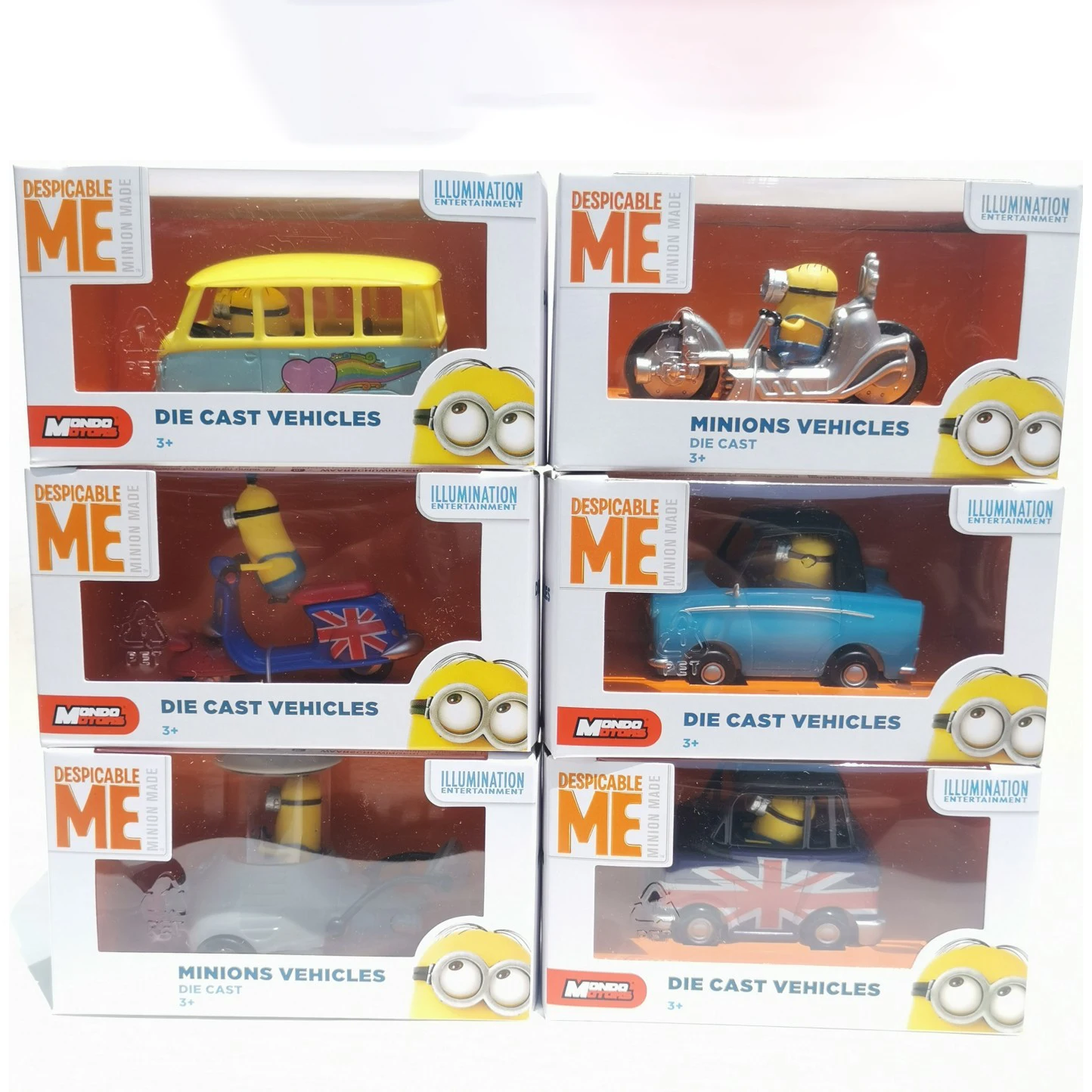 

Takara Tomy Tomica Despicable Me Cartoon Car Minions Evil Kevin Collection Alloy Car Model Toy Kids Gift