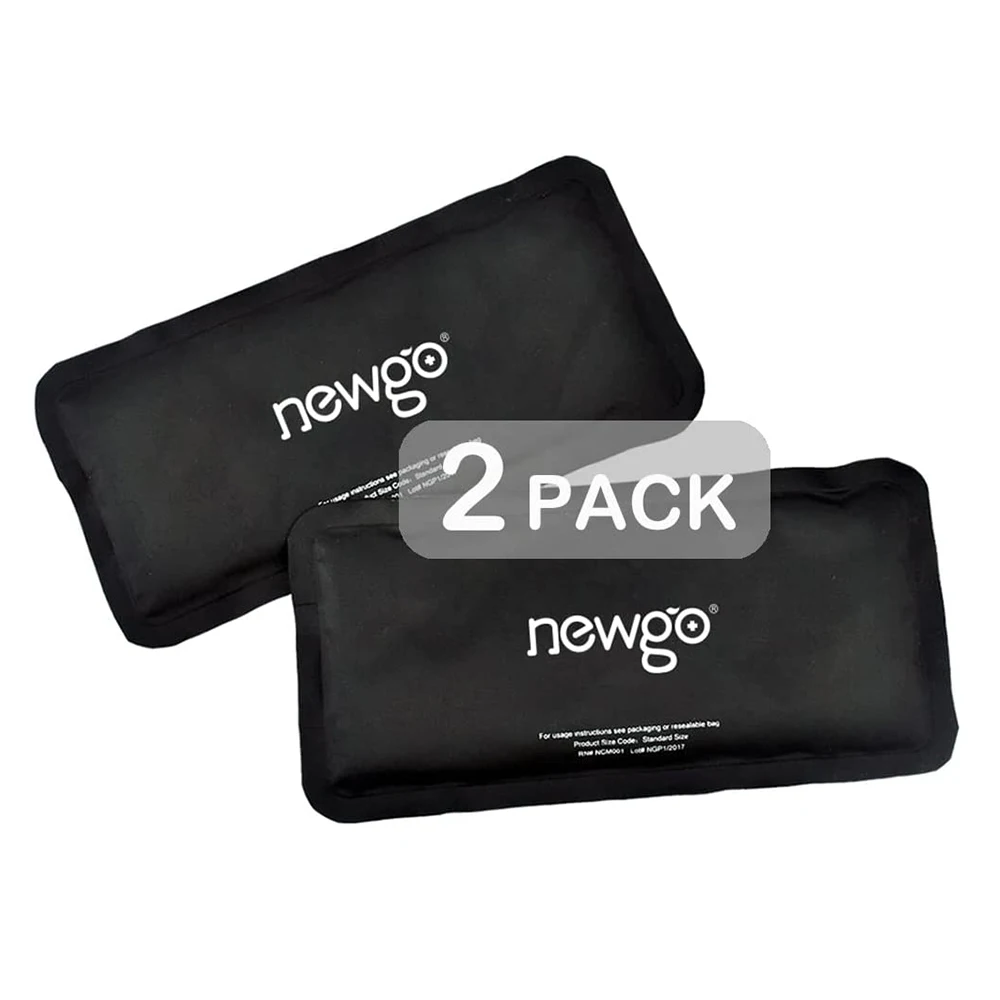 

2 Pack Reusable Gel Cold Ice Pack For Injuries Hot Cold Compress Therapy Pain Relief For Shoulder, Neck, Hip, Elbow, Waist ,Knee