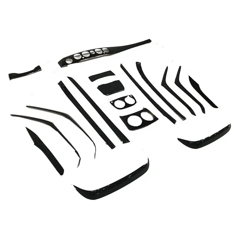 Чехол для приборной панели из натурального сухого углеродного волокна 18 шт.