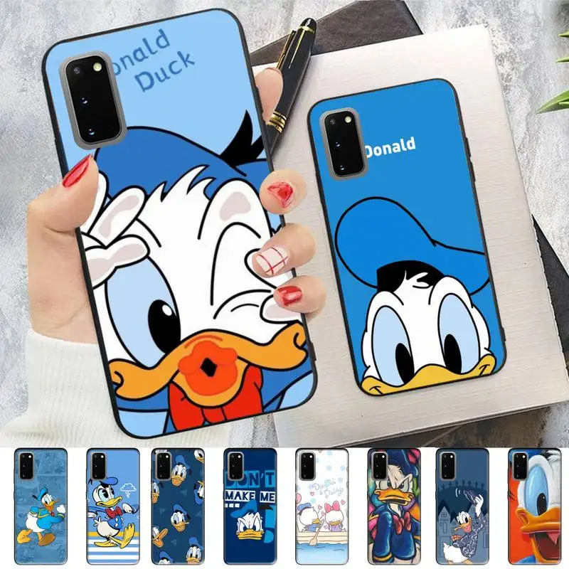 

Disney Donald Duck Phone Case for Samsung S10 21 20 9 8 plus lite S20 UlTRA 7edge