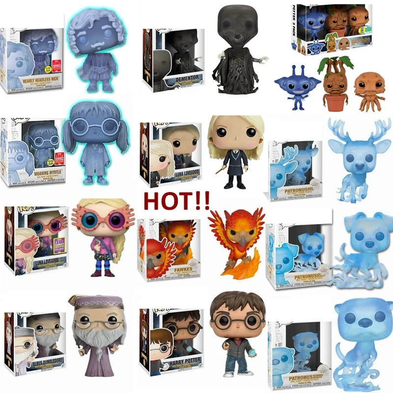 Экшн-фигурки FUNKO POP Поттер люминирующая Миртл 61 # Модель № 62 Malfoy 13 Delacour 108 |