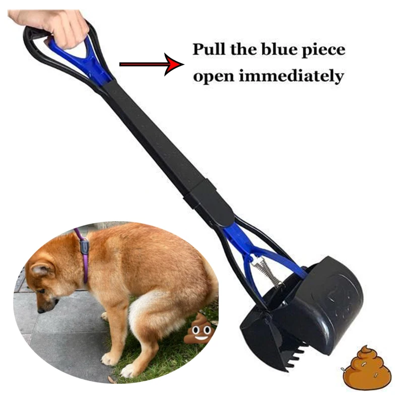 

Pet Poop Picker Portable Long Handle Pooper Scoopers For Dogs Dog Outdoors Poop Shoveling Tool Pet cleaning Accessories