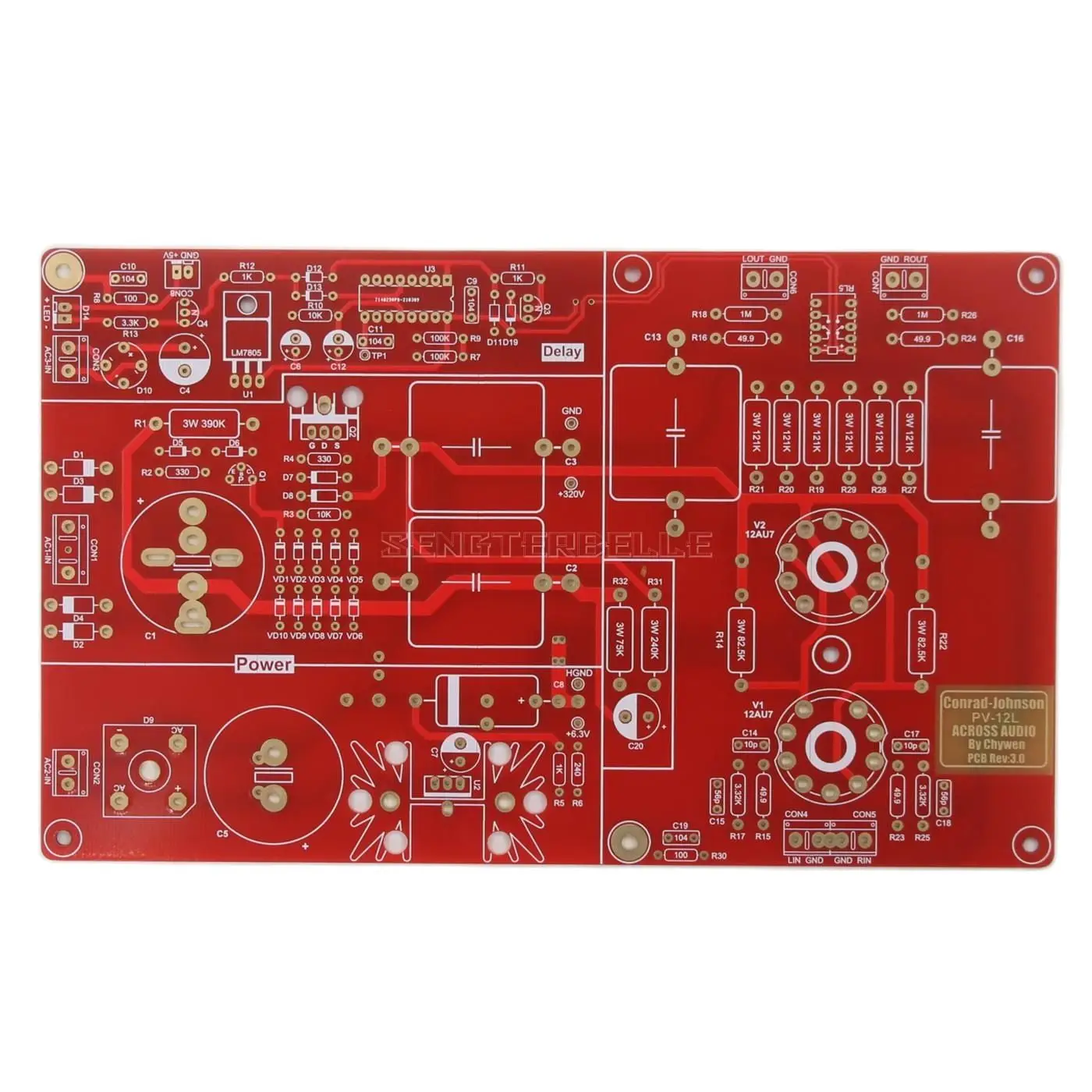 

Based on Conrad Johnson PV12 Amp Circuit HiFi DIY Home Audio Tube Preamp Board PCB