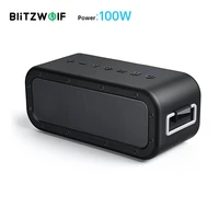 blitzwolf bw wa5 sound motion bluetooth speaker with hi res 100w audio extended bass and treble wireless hifi portable speaker