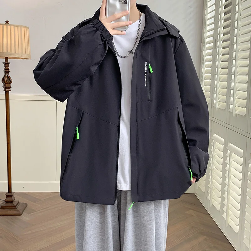 Женская штурмовая куртка большого размера с капюшоном стильная крутая