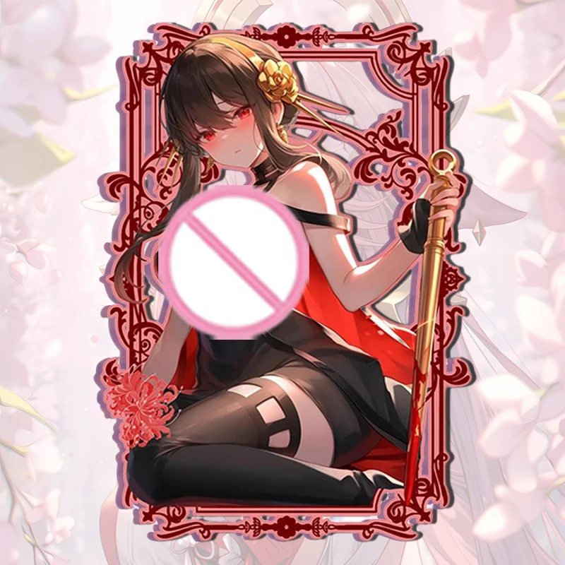 История богини персиковая вырезанная металлическая карточка Хатсуне Мику ОРУ