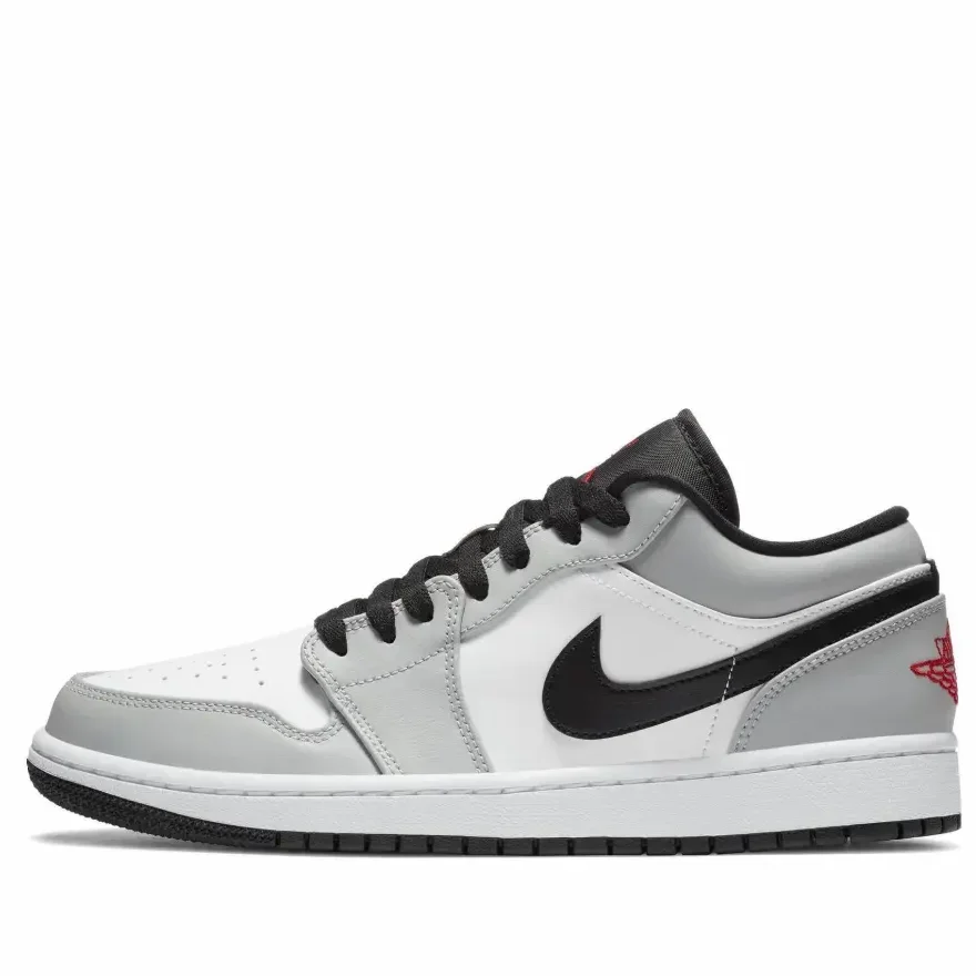 Jordan Air 1 &quotLight Smoke Grey&quot Little Dior Trend Fashion Vintage Low Top Basketball Shoes Men's Ash