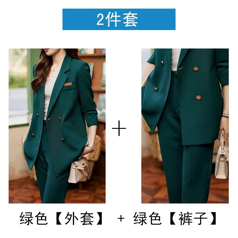 2023 Новый однотонный Модный маленький костюм с длинным рукавом пальто облегающая