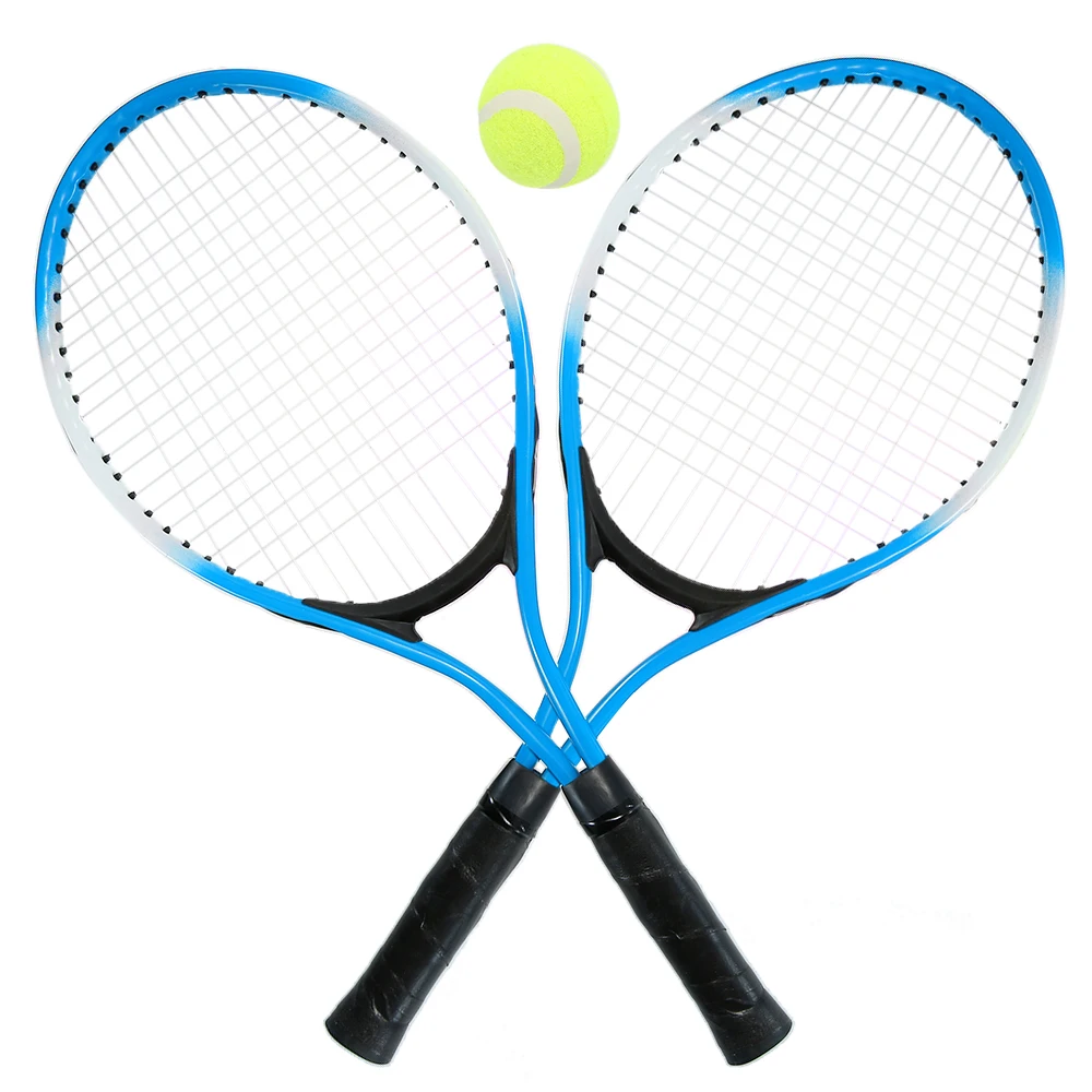 

2 PCS High Quality Training Racket Junior Tennis Racquet for Kids Youth Childrens Tennis Rackets with Carry Bag