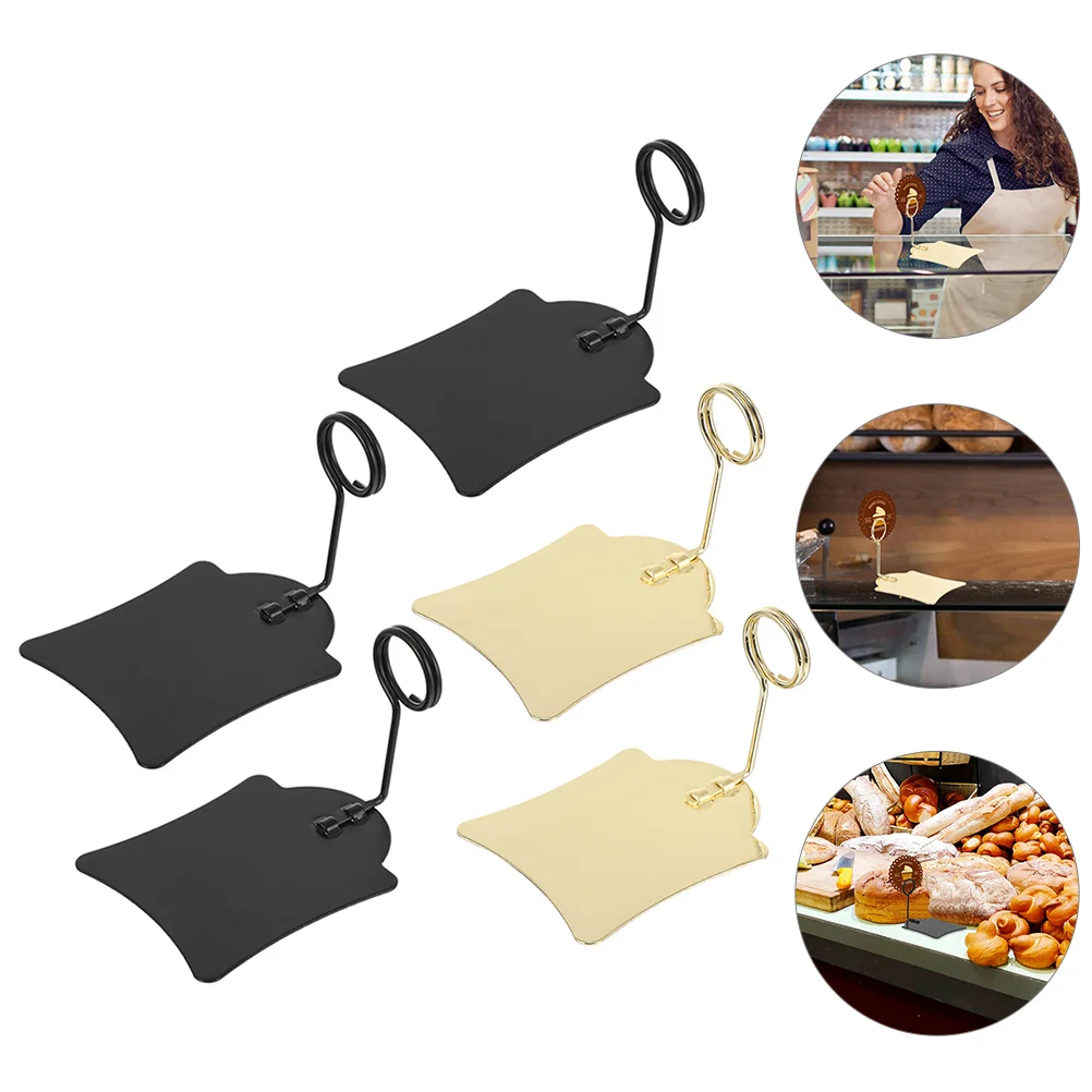 

5pcs Price Tag Holders Merchandise Sign Clips Price Label Display Holders