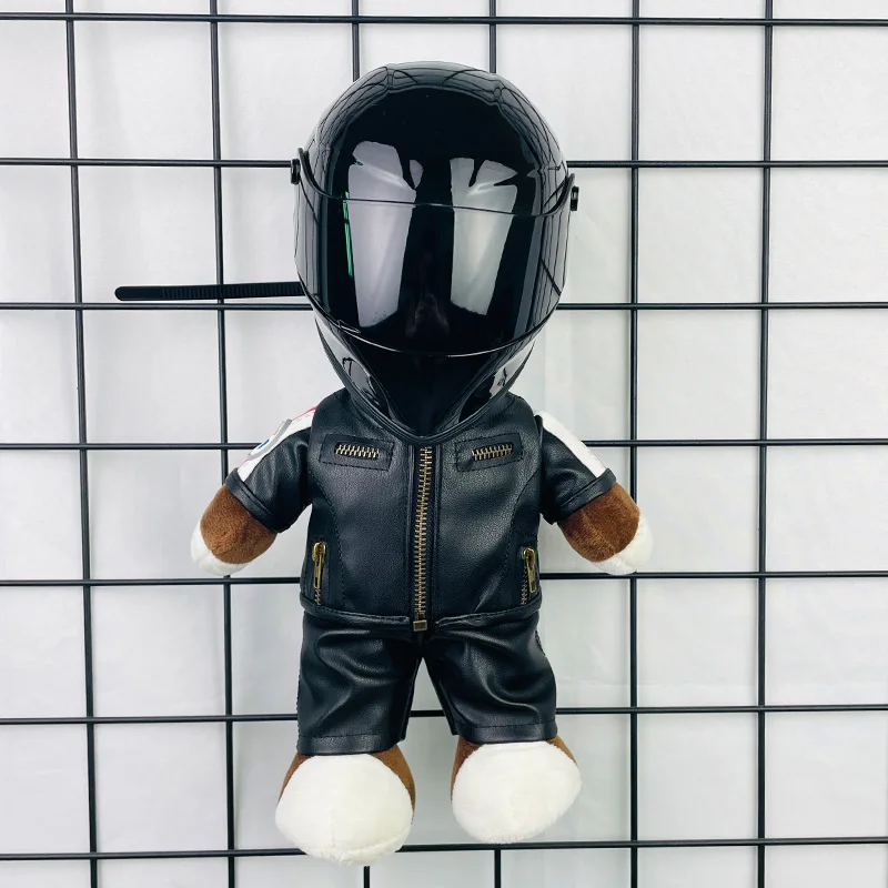 

Мотоциклетная кукла, медведь, шлем, модель мотоцикла, кулон, кукла, плюшевая кукла