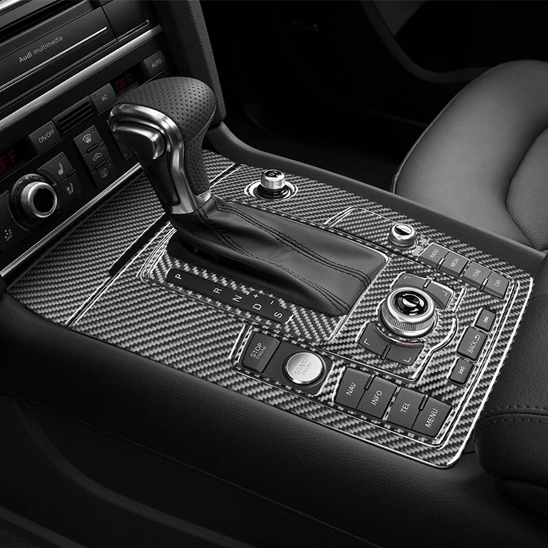 Центральная консоль из углеродного волокна для Q7 2007-2015 LHD панель переключения