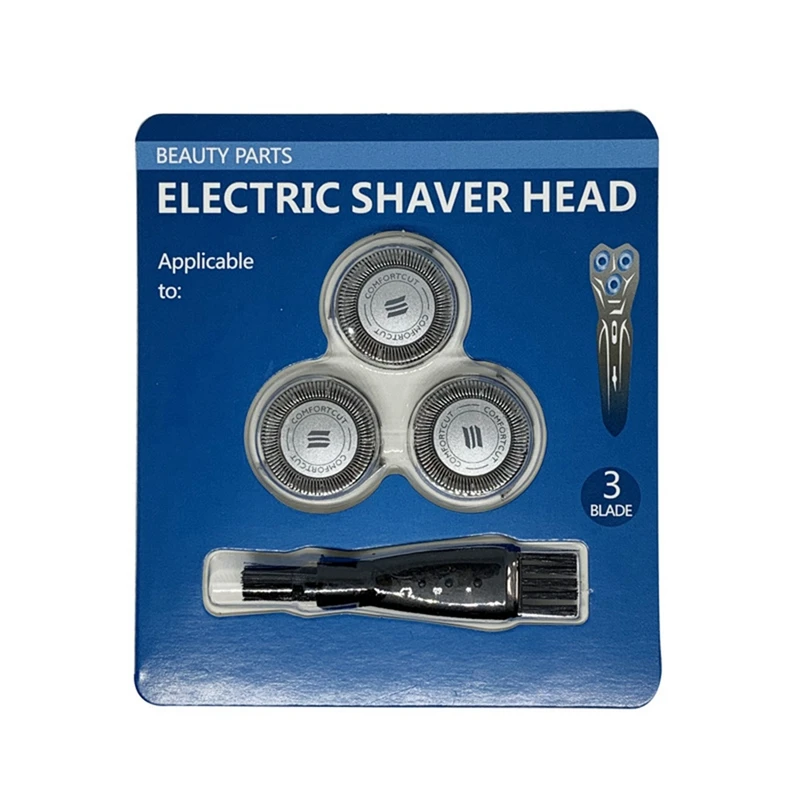 

3Pcs Razor Blade Heads SH30 Razor Blade Heads For Series 1000 2000 3000 S738 SH50 S510 S511 S512 S520 PT720 PT860