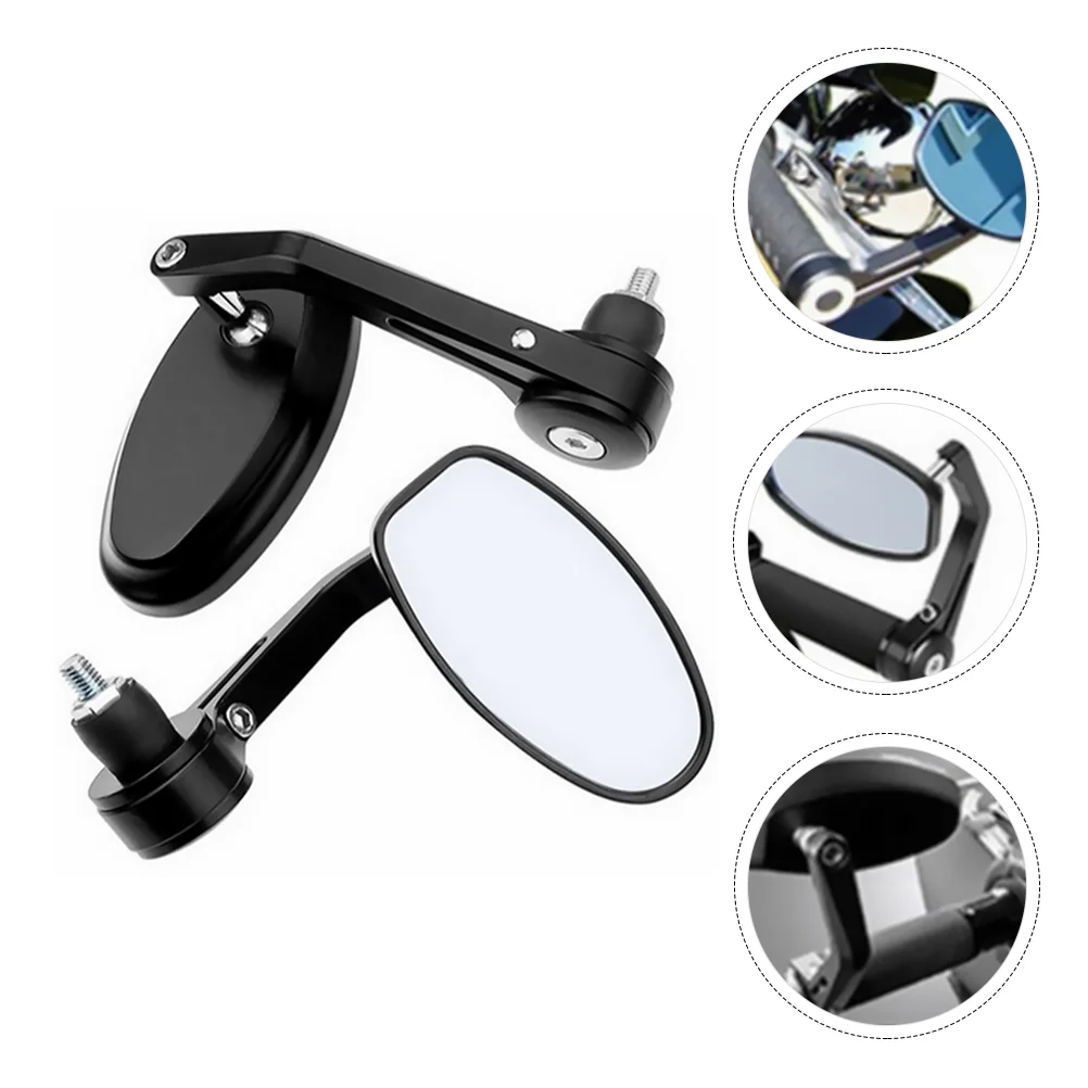 1 Pair Motorcycle Rearview Mirror Durable Motorcycle Reversing Mirror Motorcycle Handlebar Mirror