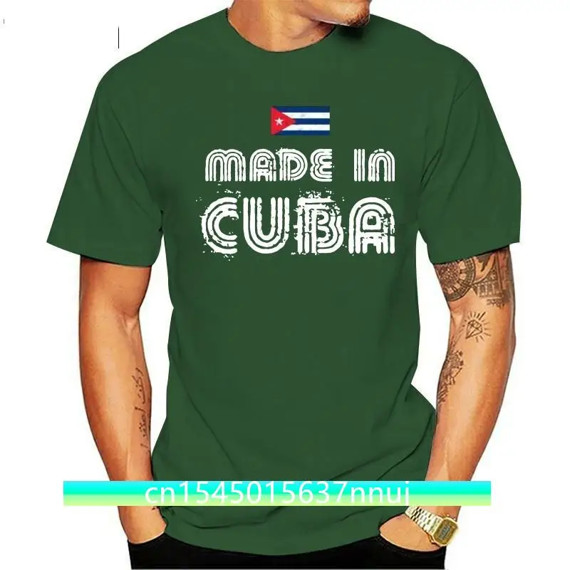 

personalized Made In Cuba t shirt girl boy Comfortable Comics Kawaii men and women tshirts Building slogan