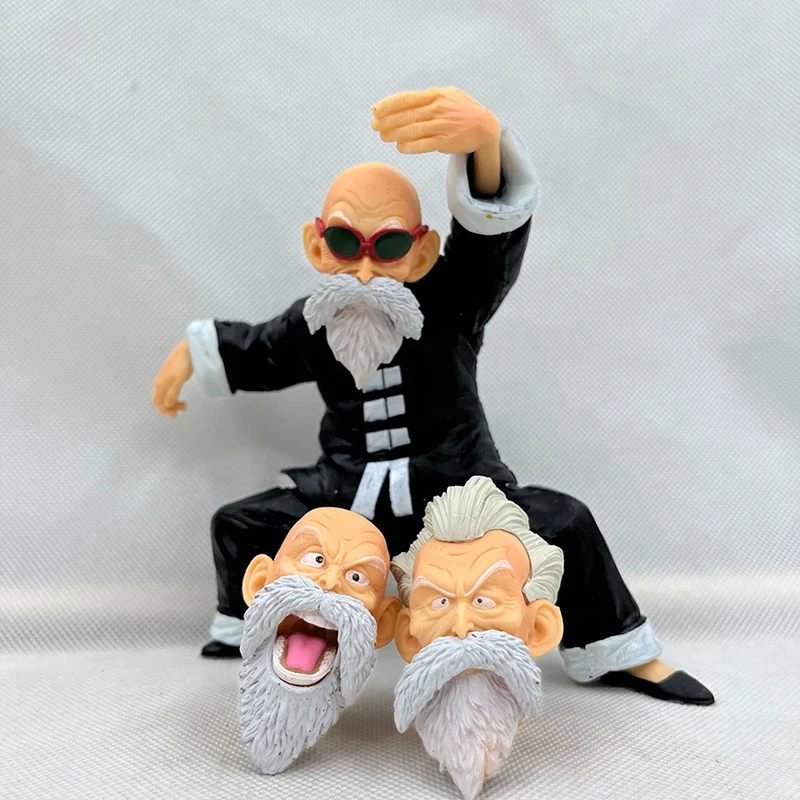 Kame 15.5cm Sennin Kame Sennin Pvc Three-head Interchangeable Collectible Figures Toys