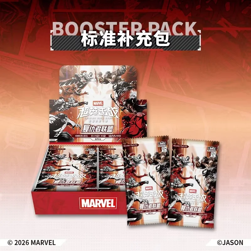 Оригинальный набор карт в наличии. Коллекционные стартовые колоды Marvel TCG Superhero Battle 01-04, бустер-пак 01, набор коллекционных карт Avengers, коробка с игрушками. (art.: 3920db8a243d4) - 3920db8a243d4
