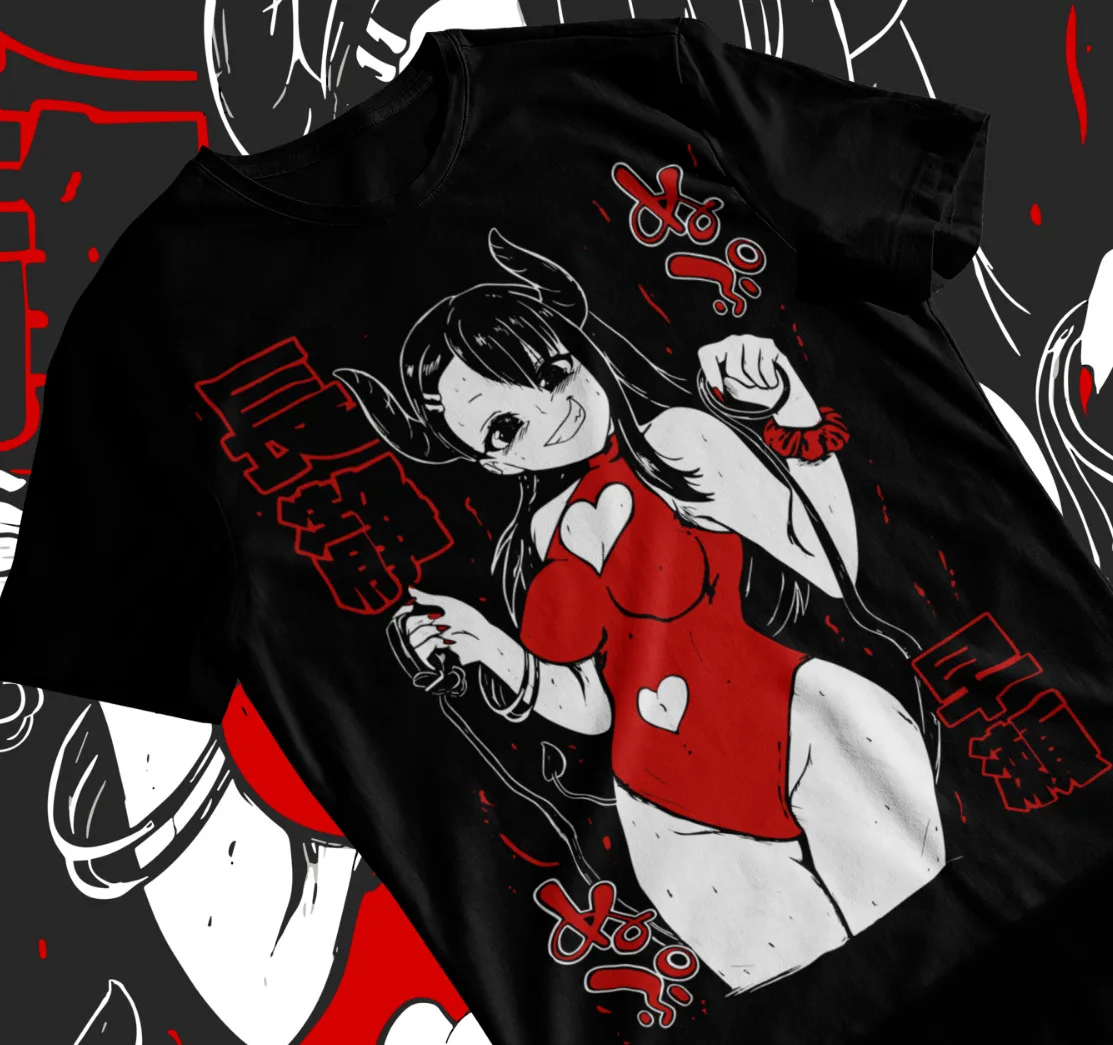 Ijiranaide Nagatoro-футболка san Ecchi Funny Hentai Japan Kawaii аниме Soft Tee