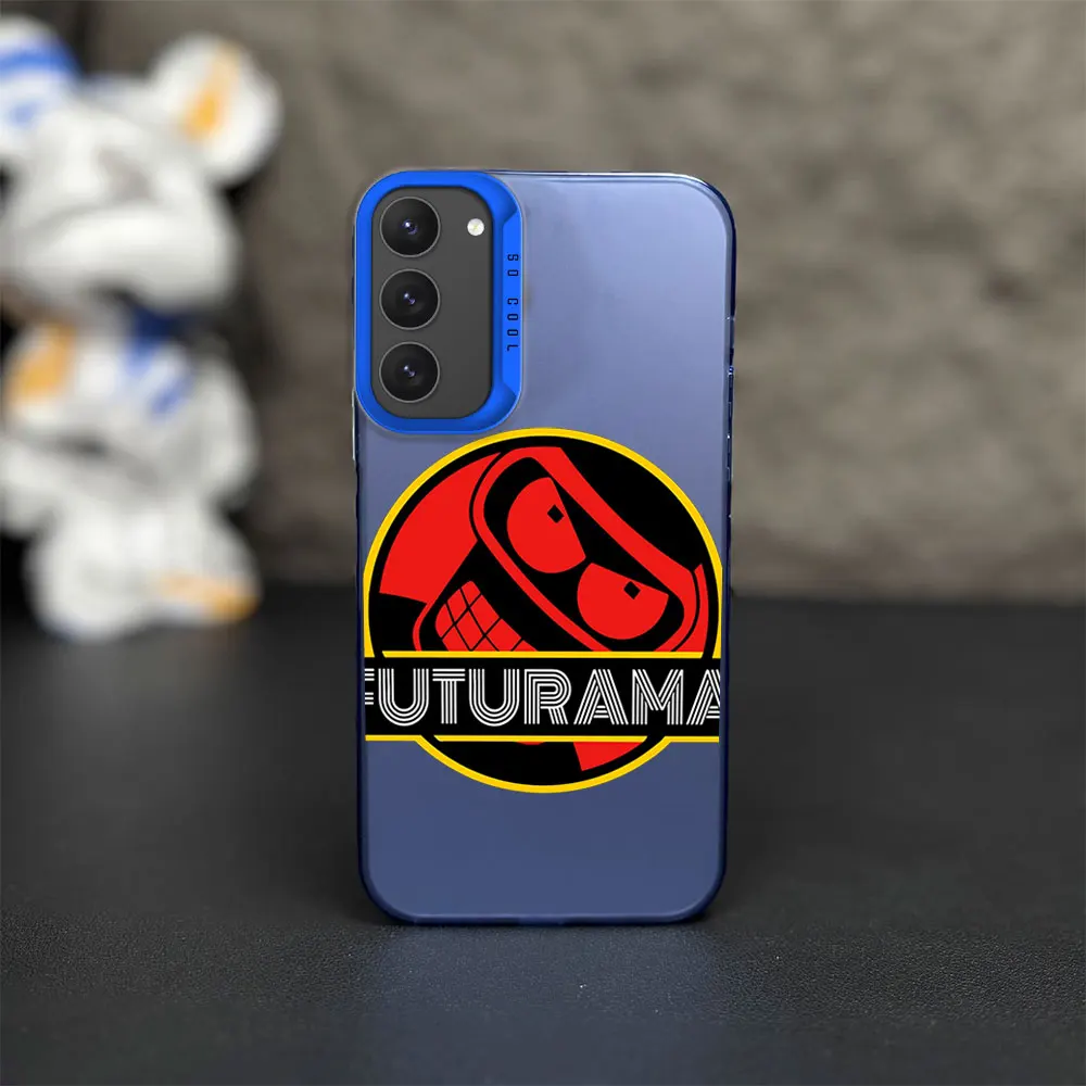 Чехол для телефона F-Futurama с аниме B-Bender iPhone 12 11 13 14 15 16 лазерный чехол Pro Plus