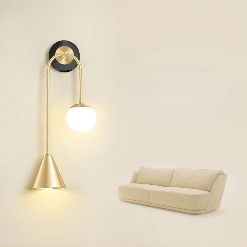 

Nordic Bedroom Wall Lamp Livingroom Hallway Hotel Modern Bedside Reading Wall Light Design Decoration Chambre Indoor Lighting YQ