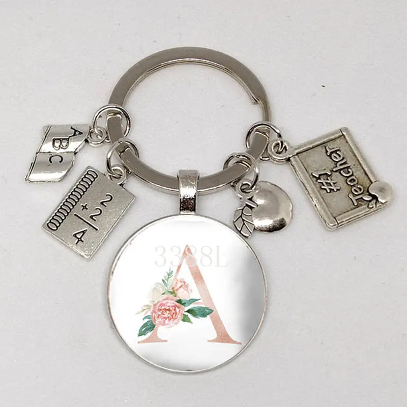 Популярные ювелирные изделия купол стеклянный металлический брелок 26 дюймов