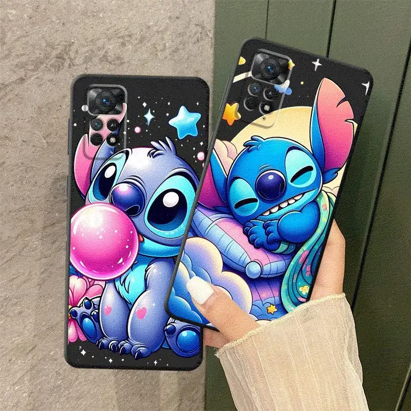 Чехол для телефона Disney Stitch Bubble Gum Xiaomi Redmi Note 7 8 T S 10 11 12 Pro ProPlus 13