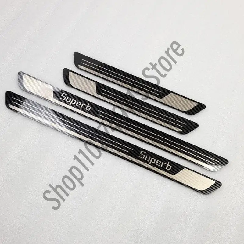 

Оригинальная фабричная внешняя дверная подставка из нержавеющей стали для Skoda Superb 2016 2017 2018