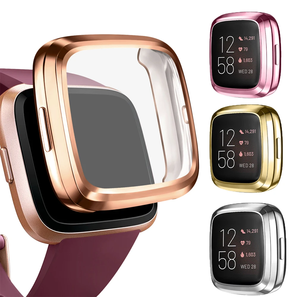 Custodia Protettiva In Tpu Per Fitbit Versa 2 Versa 3 Versa Lite Cover Paraurti Impermeabile Smartwatch Shell Per Fitbit Versa Sense