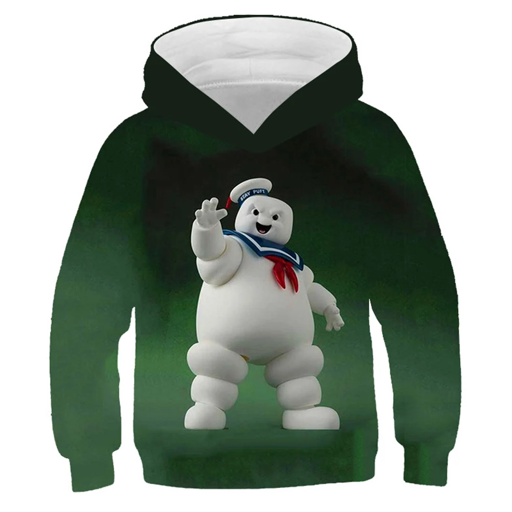 Children Ghostbusters Cosplay Hoodie Sweatshirts Cardigan Pullover Coat Jacket Ghostbusters Hoodie Kids images - 6
