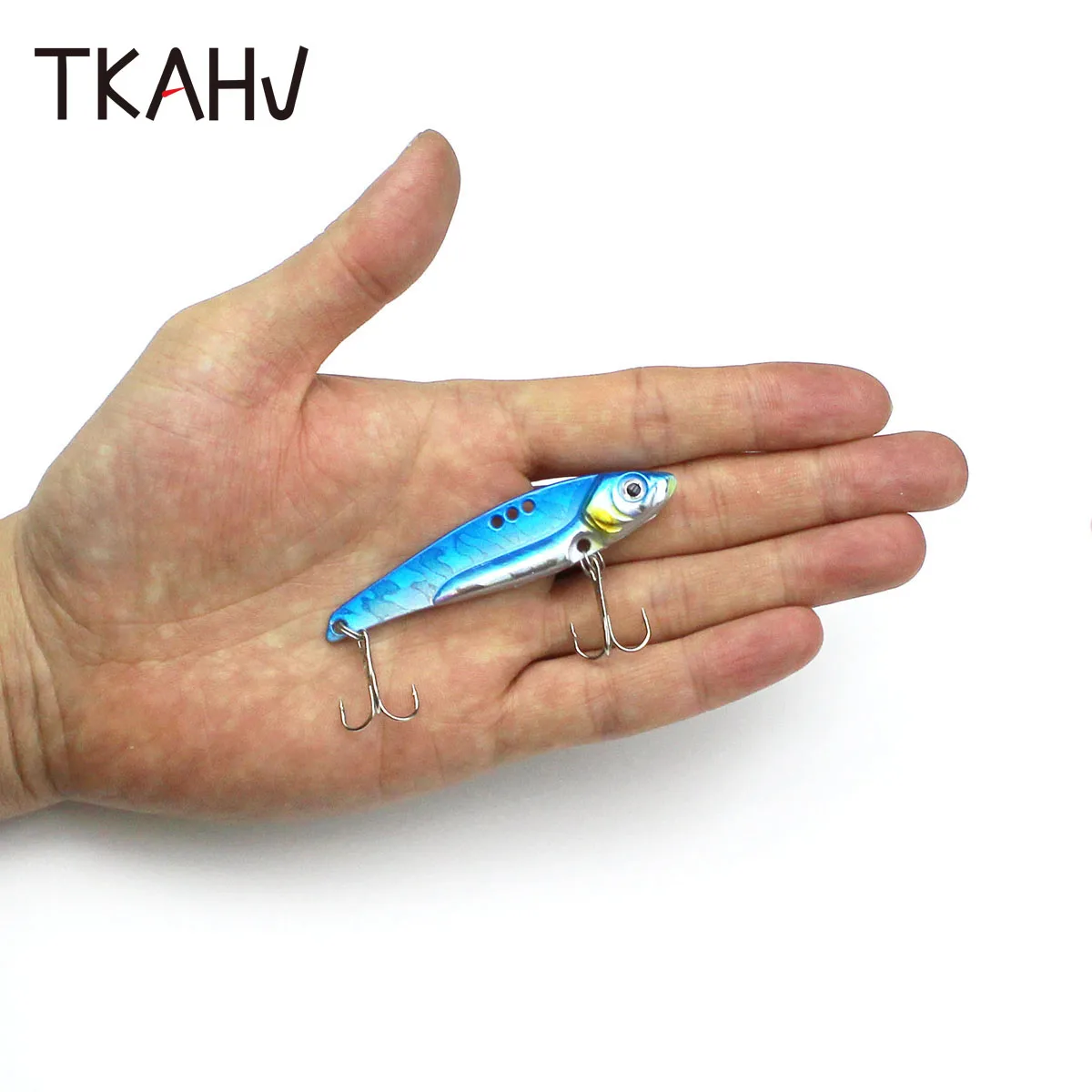 

TKAHV VIB Hard Fishing Lure With Treble Hook Metal Spinner Spoon Bait 3g 5g 7g 10g 12g 14g 18g Trout Bass Jig Artificial Tackle