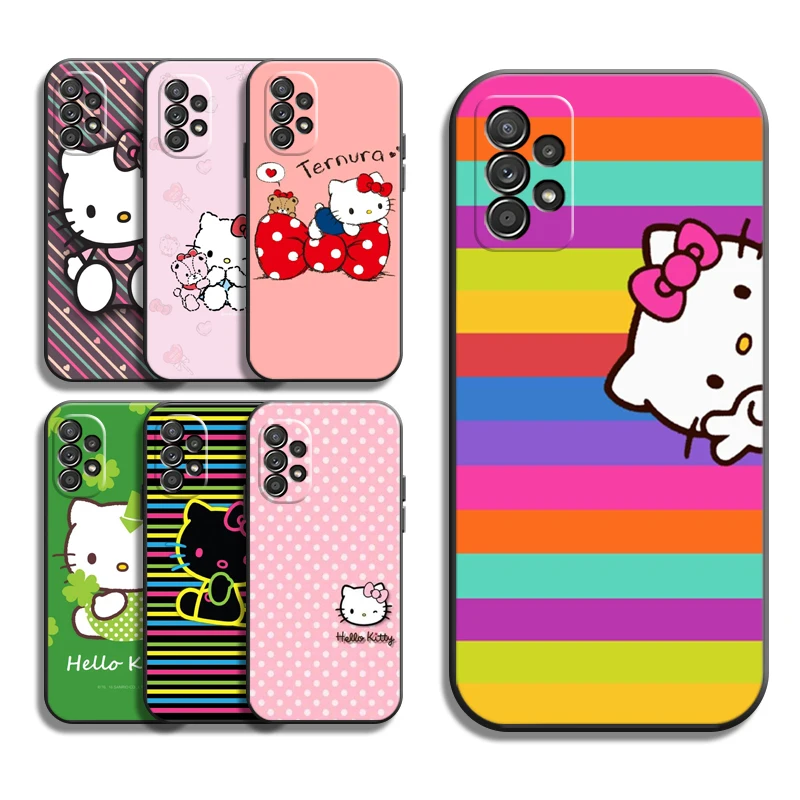 

Hello Kitty 2022 Phone Cases For Samsung Galaxy A51 4G A51 5G A71 4G A71 5G A52 4G A52 5G A72 4G A72 5G Carcasa Coque Soft TPU