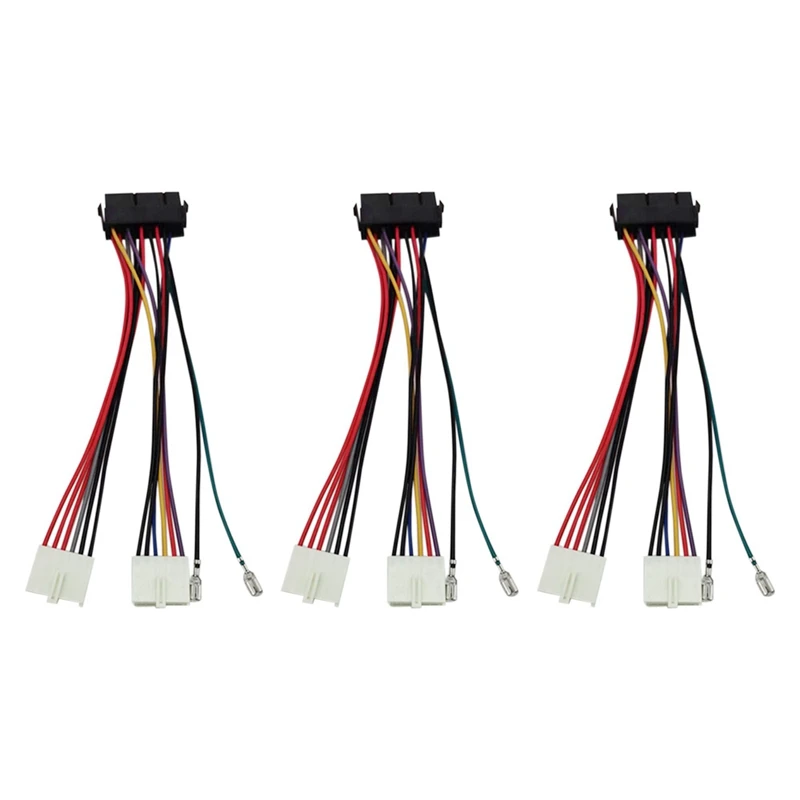 

Top Deals 20Pin ATX To 2-Port 6Pin AT PSU Converter Power Cable 20 Pin ATX To AT Power Cable 20Cm For 386 286 486 586 Old Comput