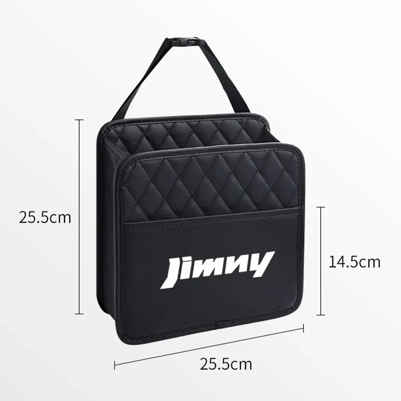 Фото Автомобильный ящик для хранения на заднем сиденье для Suzuki Jimny JB43 Jb74 JB64, автомобильный органайзер, защитная подвесная сумка для хранения, автомобильные аксессуары №3